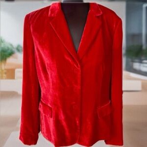 Net Emanuel Ungaro bright red blazer so 10